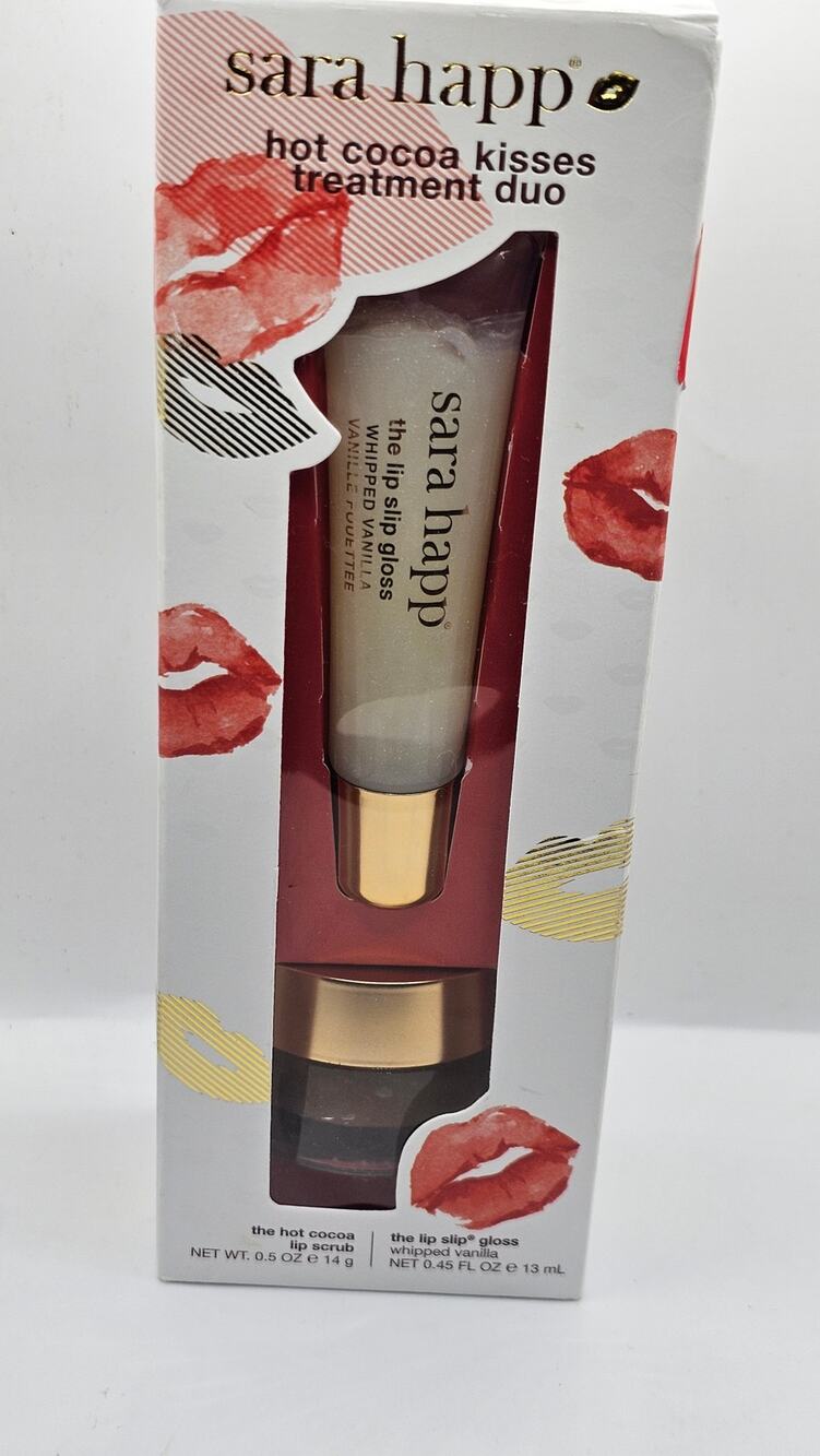Sara Happ Hot Cocoa Kisses Treatment Duo, Lip Scrub & Gloss
